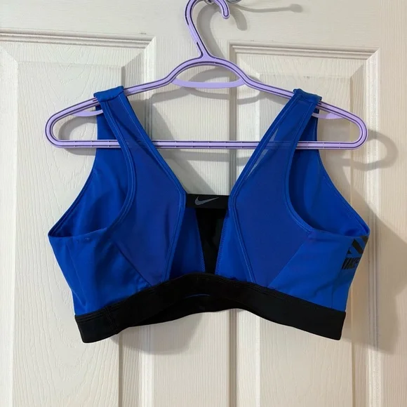 Nike Royal Blue and Black Sports Top - Picture 5 of 8